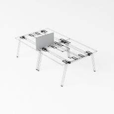 Strike Экран настольный торцевой промежуточный меламиновый 700х18х400 UDSMLI070 крепеж белый Strike